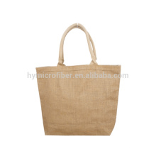 Eco amigable y transpirable yute bolsa de compras con precio barato